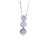 Necklace Donna Oro Woman in White Gold Diamante DKPT5599.030